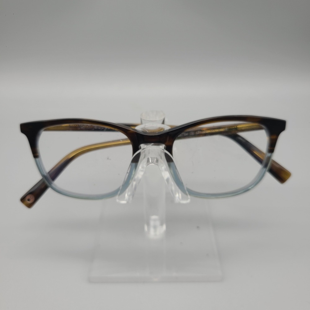 John Jacobs JJ E11724 C2 Tortoise Blue Square Eyeglass Frames 52-18-145